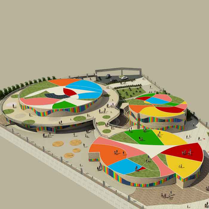 پروژه دانشجویی معماری مهد کودک